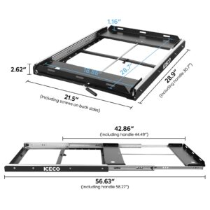 ICECO Slide Mount for APL55 Series, VL60 ProS Portable Refrigerator, Freezer Slide (Slide for APL55, VL60 ProS)