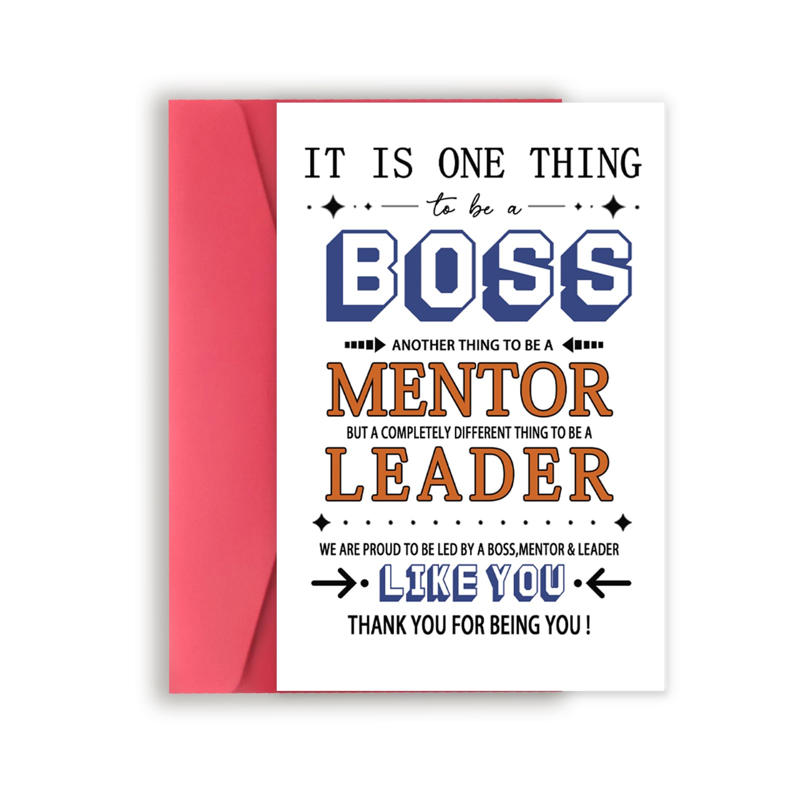 Funny Boss’s Day Card for Boss, Unique Boss Appreciation Card for Him Her, National Bosses Day Gifts for Leader, Best Boss Day Cards Gifts for Mentor, Bosses Day Gift Ideas