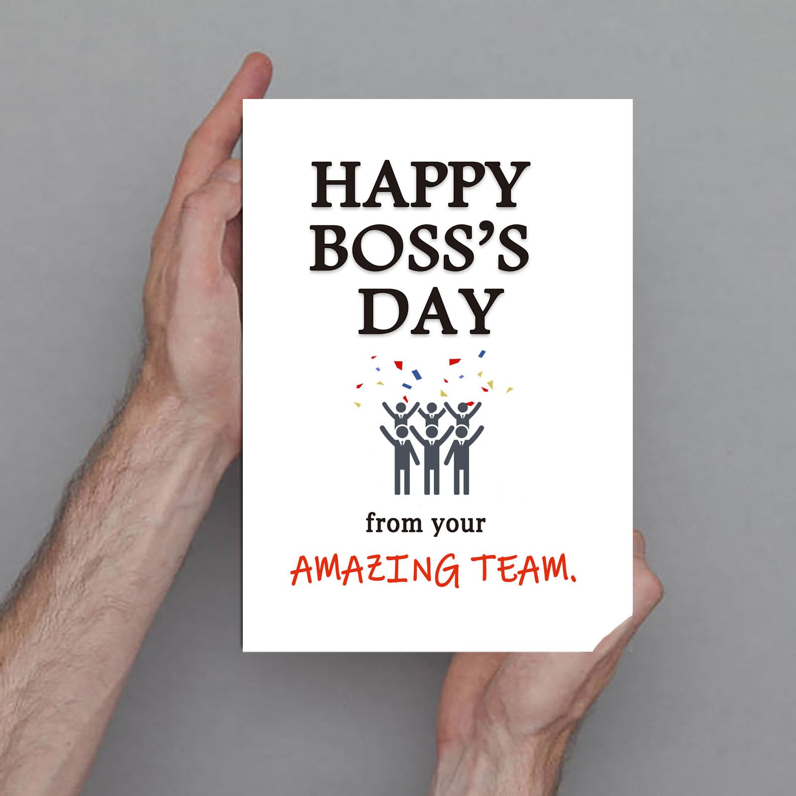 Dapofajo Boss's Day Card, Boss Day Gift for Leader Manager, Happy Boss Day from Your Amazing Team