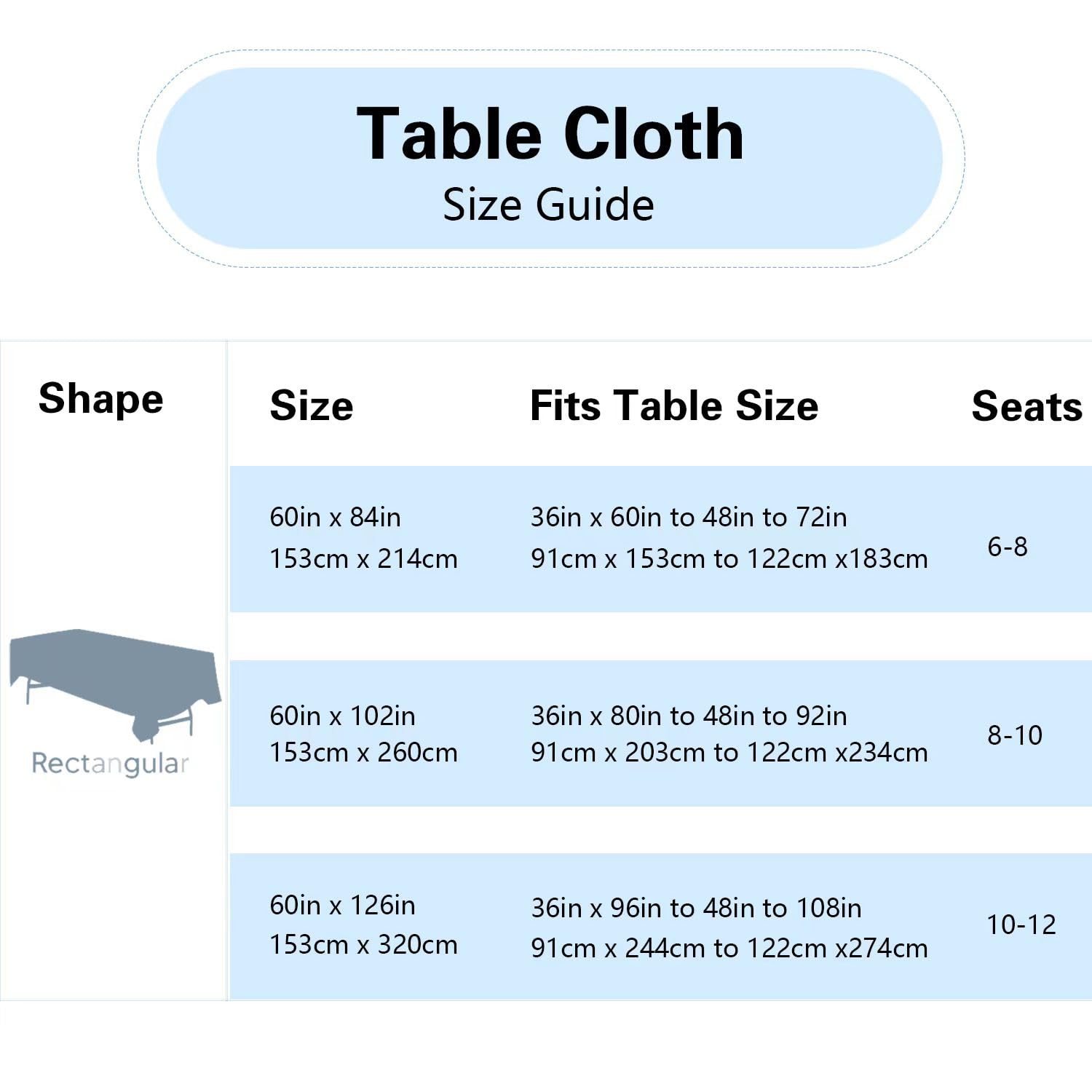 FINDYOU 10 Pack White Table Cloth Rectangle Table 60 x 102 Inch Tablecloths for 6 Foot Rectangle Tables. Stain and Winkle Resistant Polyester Washable White Table Cloths for Parties Wedding Dining