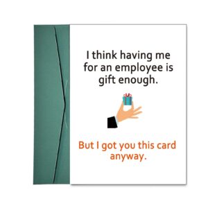 boss card, funny boss's day card, happy birthday for boss, boss day gift for boss, best boss card, thanks boss gift