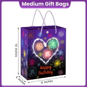 MAGICAL BAG Light & Sound Birthday Gift Bags with Fireworks & Cheering, Birthday Bags for Wife, Husband, Him, Her, Women, Men & More, Music Gift Bag Medium Size