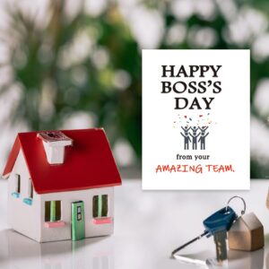 Dapofajo Boss's Day Card, Boss Day Gift for Leader Manager, Happy Boss Day from Your Amazing Team