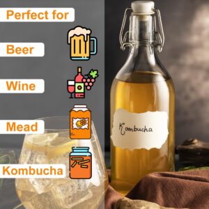 Kosoeur Triple Scale Hydrometer, Alcohol Hydrometer for Wine, Mead, Kombucha & Beer, Mead Making Kit, (ABV Tester, Brix, Specific Gravity Hydrometer), Hydrometer Alcohol Kit for Wine Brewing Supplies