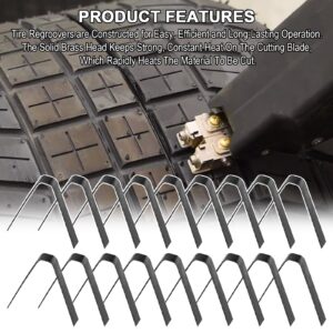 Niahm Tire Groover #3 Blades for V100 Groover, Flat Bottom, 5/32" Square Standard Blade Pack of 18