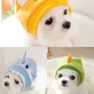 3PCS Dog Ear Muffs,Pet Ear Cover Noise Protection Ears Warm Cute Soft Pet Headwear Grooming Accessories Apparels (Medium)