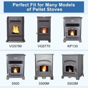 Criditpid 86624 Burn Pot Replacement for Vogelzang VG5790, VG5770 Pellet Stove, Stainless Steel Firepot for US Stove King KP130, 5502M, Ashley 5500 5500M 5500XL Pellet Stoves.