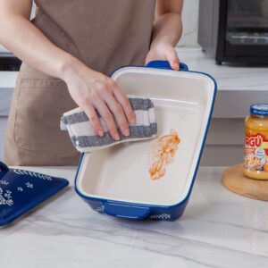 Wisenvoy Casserole Dish With Lid Casserole Dishes For Oven Baking Dishes For Oven Ceramic Casserole Dish Baking Dish