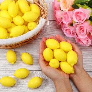 Dansib 30 Pcs Lemon Soap Party Favors Lemon Bridal Shower Favors Lemon Baby Shower Decorations Main Squeeze Themed Lemon Party Gift Lemon Shape Scented Botanical Soap for Wedding