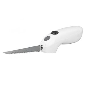 battery powered knife, ergonomic handle dishwasher electric fillet carving knife for home restaurant picnic