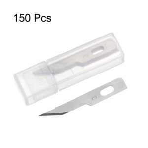 HARFINGTON 40pcs Exacto Knife Blades #3 Hobby Knife Replacement Blades Spare Precision Exacto Blades Hobby Knife Blade Refills for DIY, Art, Cutting, Carving, Scrapbooking, Stencil