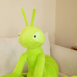 Skyseen Praying Mantis Pillow Mantis Animal Insect Shaped Throw Pillow for Home Decoration 27.6"