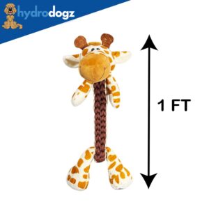 Hydrodogz [4 Pack Zoo Pals Rope Toys Animal Assortment Bundle for Small Medium and Large Dogs, Interactive Puppy Teething Durable Thick Chew Toys for Aggressive Chewers