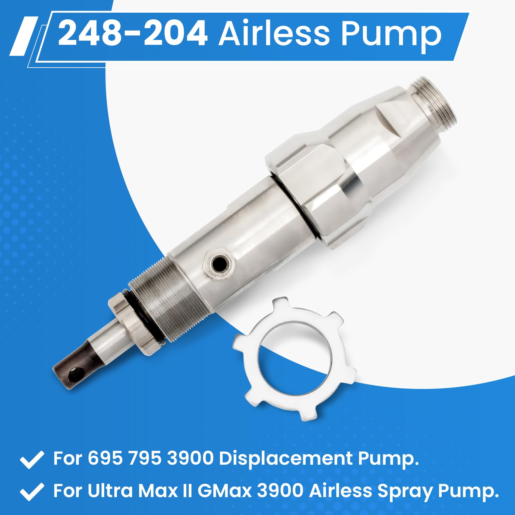 Airless Pump 248-204 for Graco 695 795 Ultra Max II GMAX 3900 Airless Paint Sprayer, Perfect Replacement Part, 3 Year Warranty