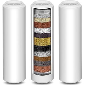 High Pressure 10-mode Detachable Shower Head & 6 Pack Replacement Shower Filter