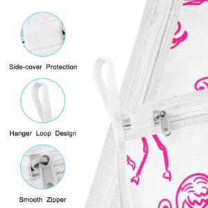 Flamingo Pink Laundry Bags Mesh Wash Bags Set of 2 Delicates Bag for Washing Machine Mesh Laundry Bag for Bra Shoe Lingerie Travel Laundry Dorm Room Essentials