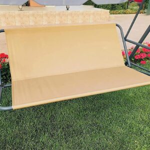 Swing Seat Replacement Canopy Chair Replacement, Swing Replacement Seat & Back Support,Suitable for Outdoor Terrace Garden Rocking chairsSeat Bench Cover,Waterproof Heavy Duty 600D Oxford Fabric (Col