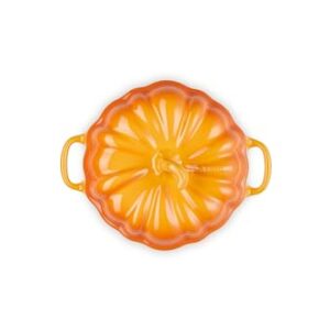 Le Creuset Stoneware Figural Pumpkin Petite Cocotte, 12 oz., Persimmon