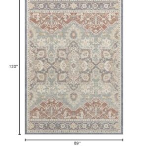 LUXE WEAVERS Floral Bohemian Cream 8x10 Area Rug