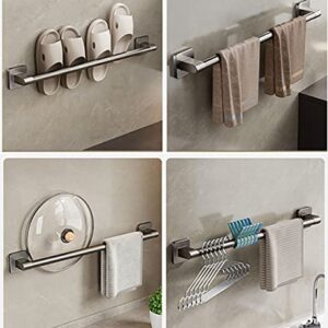 SEIFE Wall Mounted Towel Rack Towel Rack Towel Rails Bars Bathroom Towel Holder Rack for Bath Kitchen Necklace Holder Wall Mounted Chrome Stainless Steel for Shower Room,Room Cabinet Bathroom Shelves