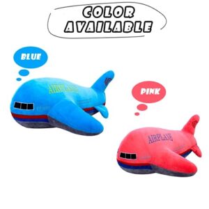 zxmbeddings 15.7" Airplane Plush Stuffed Aircraft Pillow Model Plane Toys,Gifts for Kids,Red