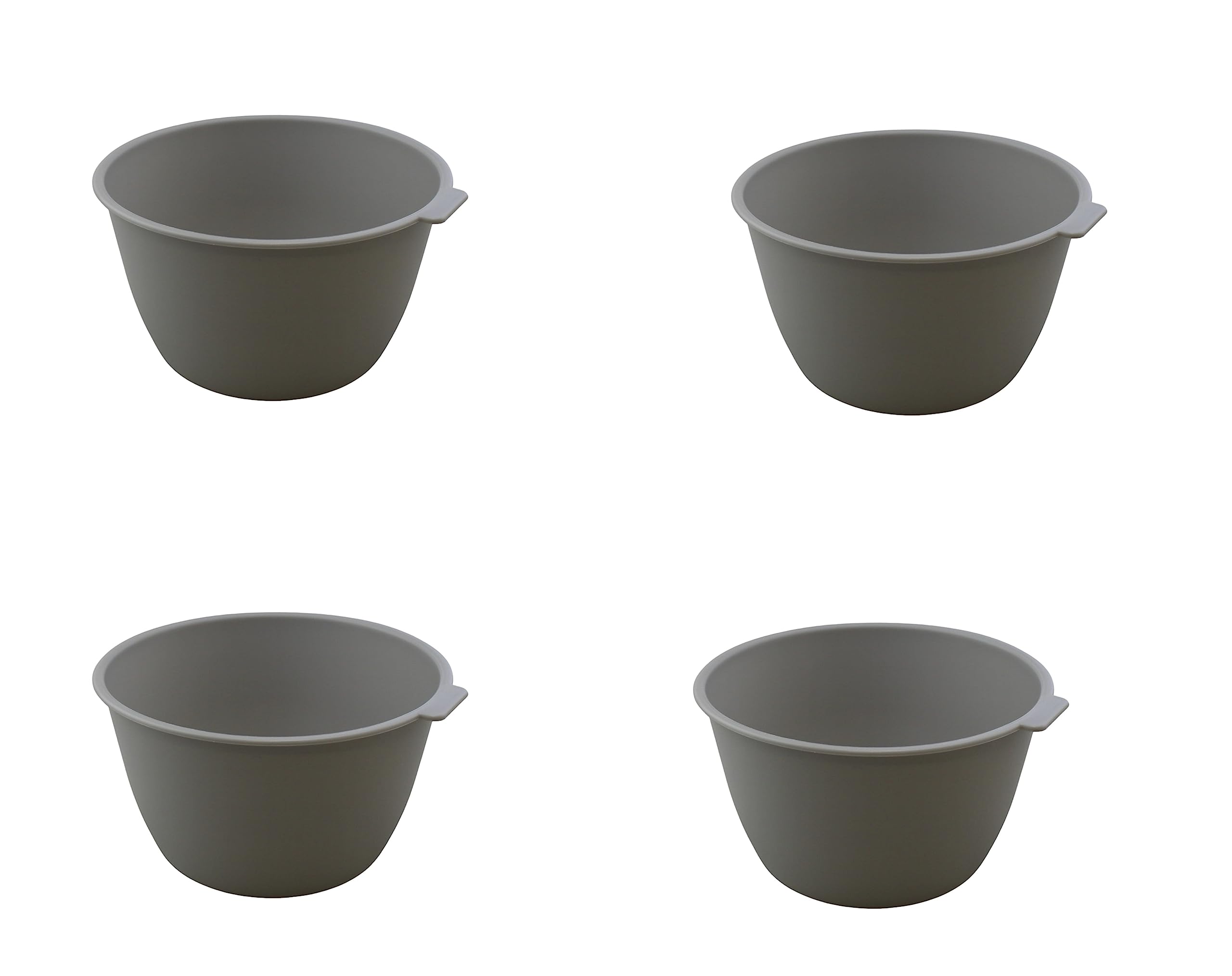 Dependable Industries inc. Essentials Unbreakable Microwave Bowls Heat and Eat 26 OZ Dishwasher Safe BPA-Free Plastic for Serving Soup Pasta Noodles Oatmeal Cereal Stakable Set of 4