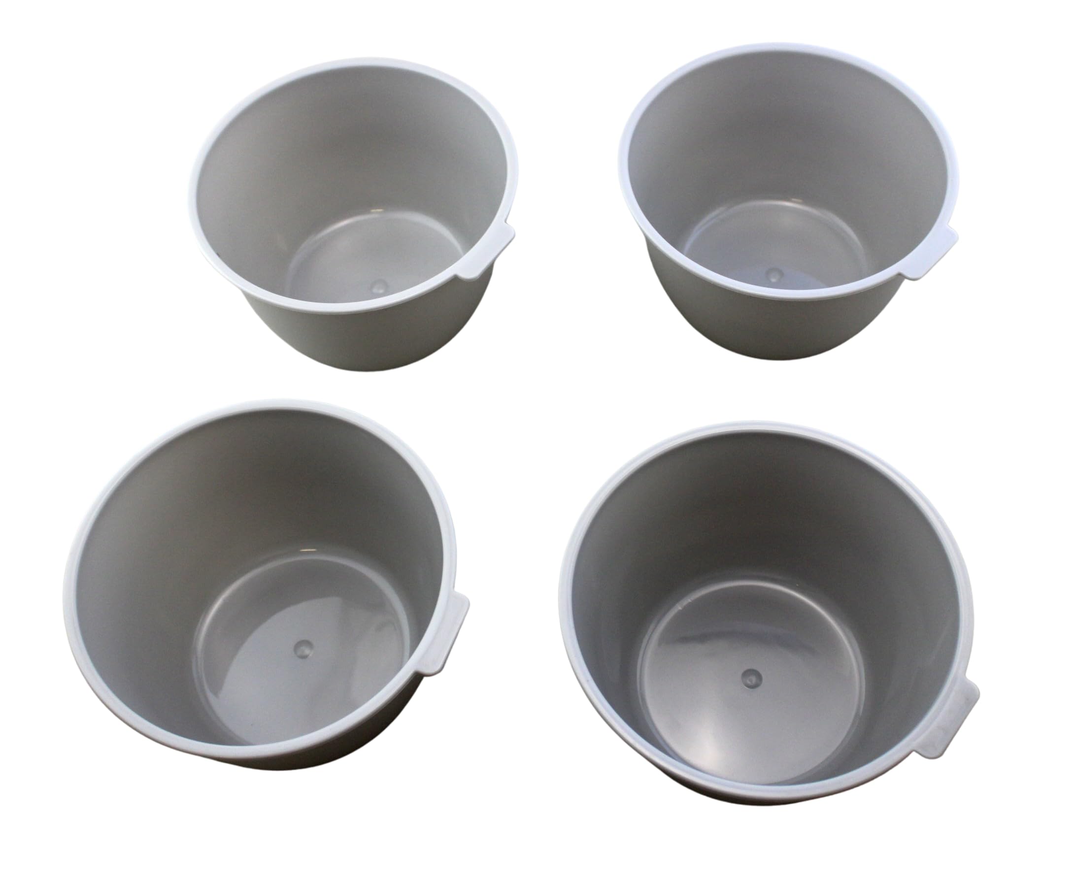 Dependable Industries inc. Essentials Unbreakable Microwave Bowls Heat and Eat 26 OZ Dishwasher Safe BPA-Free Plastic for Serving Soup Pasta Noodles Oatmeal Cereal Stakable Set of 4