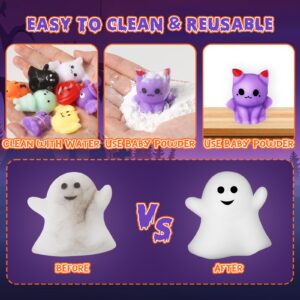 Halloween Party Favors for Kids-60 Pack Halloween Squishy Toys,Mini Stress Relief Toys in Bulk,Halloween Goodie Bag Fillers Gifts for Kids,Trick Or Treat Bags Toys Bulk,School Classroom Rewards Prizes