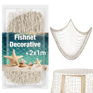 sukh 1pc fish net decorative - fish net decorations decorative netting nautical fishnet table runner nets netting fishnet ocean party decor decoration decorative fishing rope netting decorations