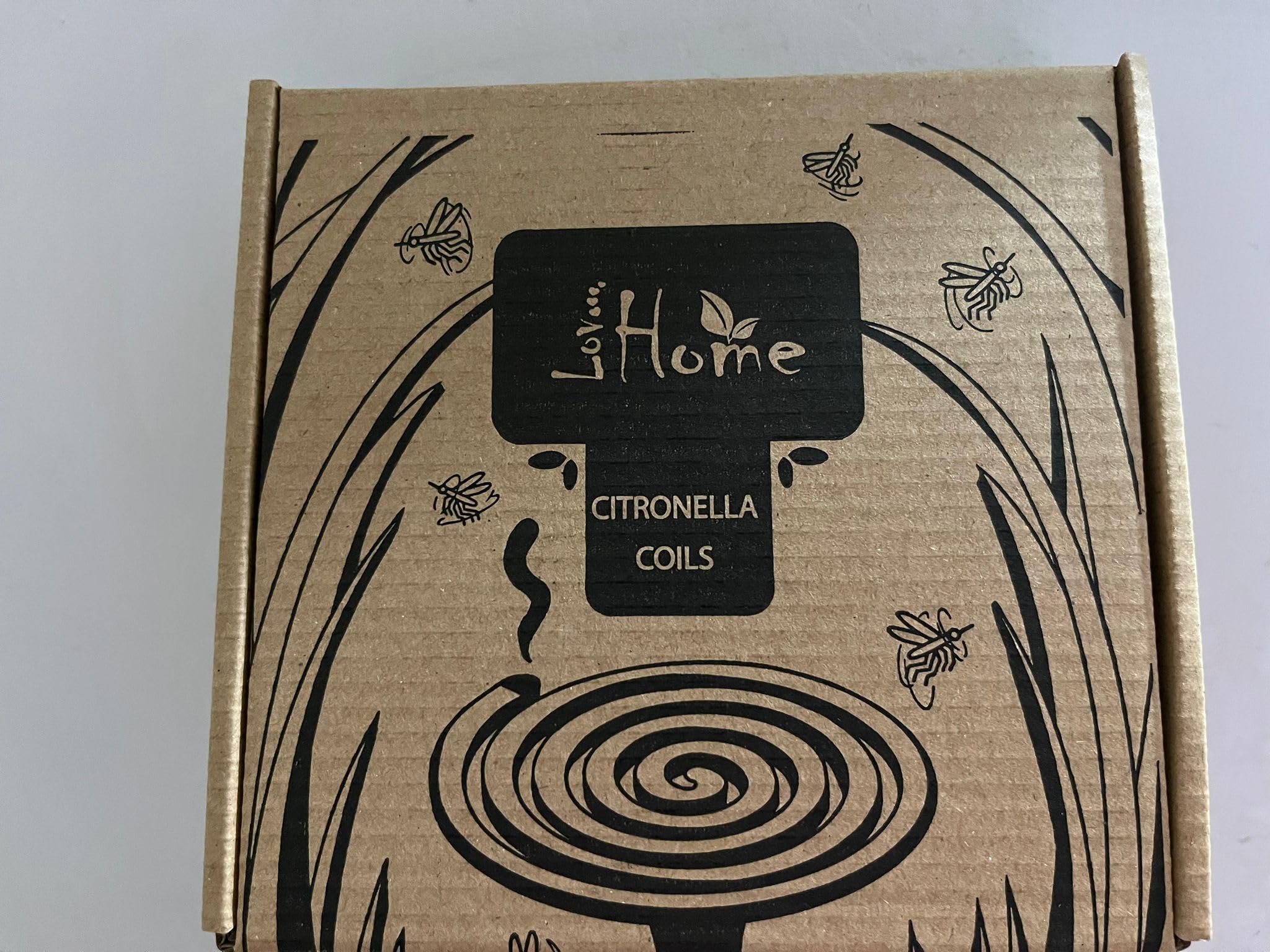 Mosquito Repellent Coils - Plant Based Citronella Scent-Perfect for Outdoor Patios - Each Burns for 5-7 Hours (16 coils & 4 Stands Total)