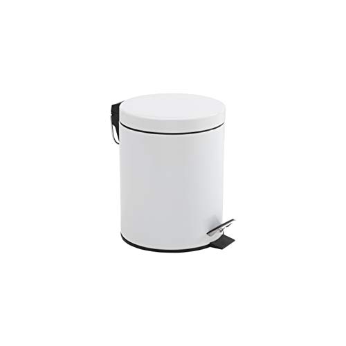 Modful Step Trash Can, White