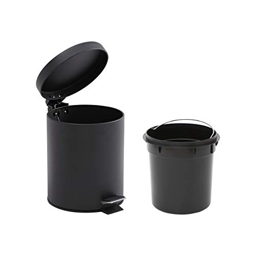 Modful Step Trash Can, Black