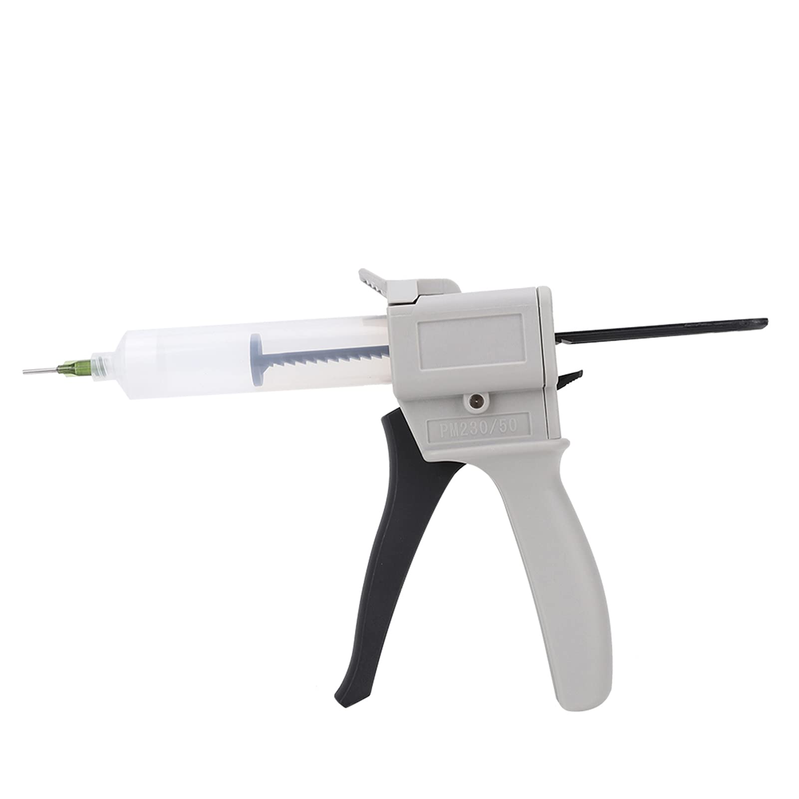 Dispenser Glue Gun, 30ml Dispensing Gun Kit Plastic Manual Single Tube Handle Tool Ergonomic Handle Impression Mixing Dispenser Gun for Pressing Squeezing Glue