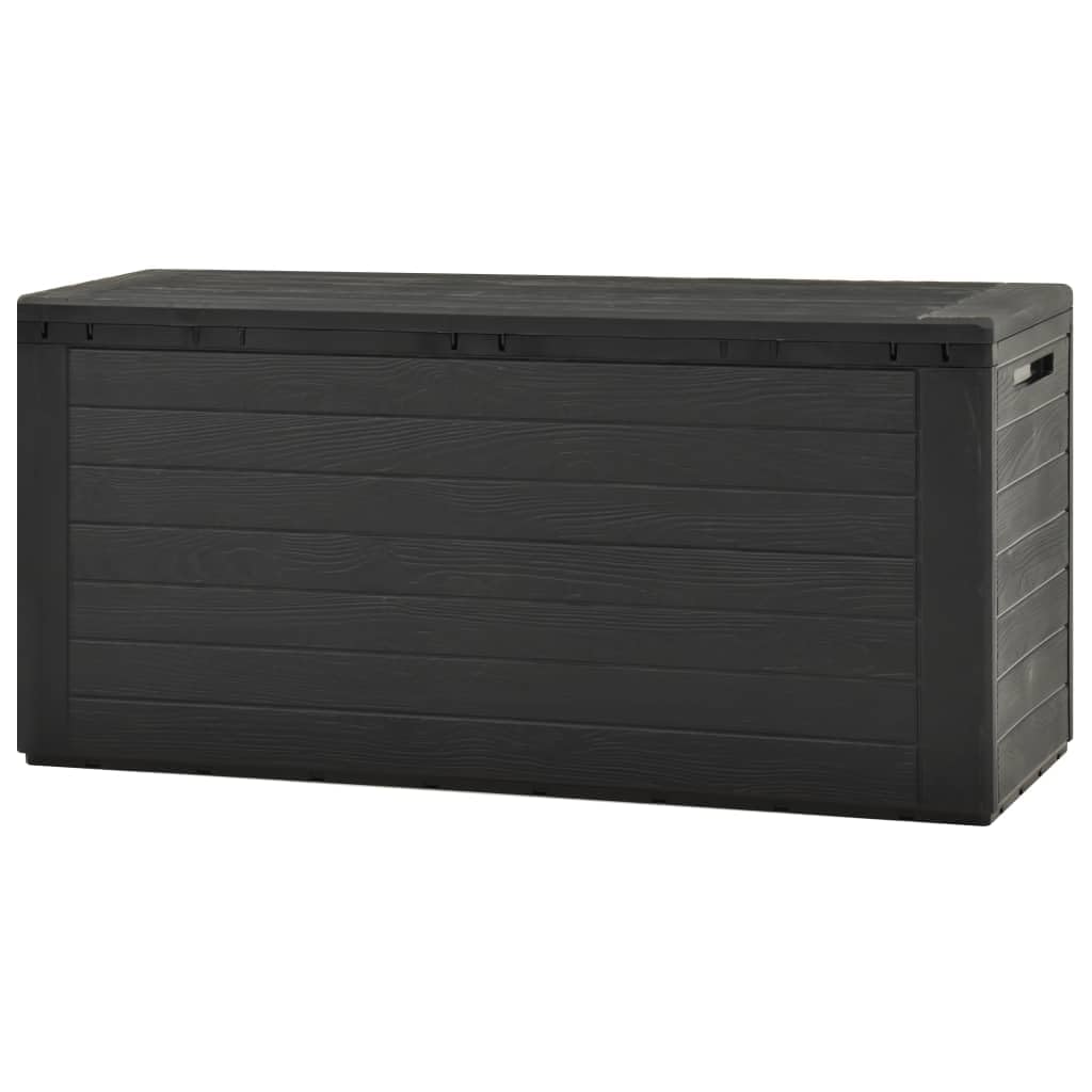 TIFITGO Asomie Patio Storage Box Anthracite 45.7"x17.3"x21.7" Indoor stockage bin home chest house tank Outdoor Furniture Outdoor Storage Boxes US Stock Fast Shipment Gray