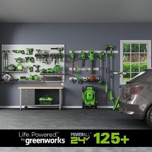 Greenworks 24V 8pcs Combo Kit,(2) Batteries & (2) Chargers. 800in/lb Drill, Impact Driver,Wrench, Multi-tool, Reciprocating Saw, Circular saw, Angle Grinder and Flashlight