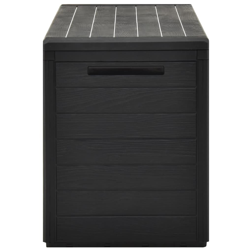 TIFITGO Asomie Patio Storage Box Anthracite 45.7"x17.3"x21.7" Indoor stockage bin home chest house tank Outdoor Furniture Outdoor Storage Boxes US Stock Fast Shipment Gray