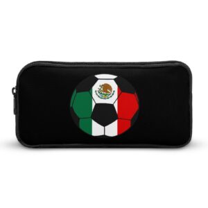 mexico football soccer pencil case cute pen pouch cosmetic bag pecil box organizer for travel office