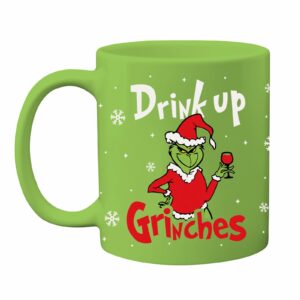 arsemica funny christmas mug, novelty christmas coffee mug, 11oz ceramic holiday drinking cup, christmas party cups for table decorations, xmas white elephant gifts for women men coworkers