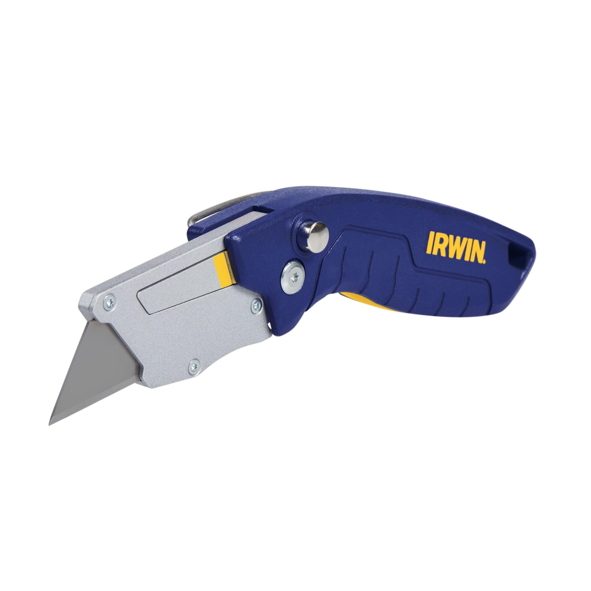 IRWIN Utility Knife, Push And Flip Compact Foldable (IWHT10577)