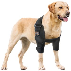 chamin dog elbow brace for elbow support and protection, protector pads hygroma, elbow pads for dogs dysplasia, calluses, elbow wound healing,et(both legs,l)