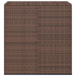 TIFITGO Asomie Patio Cushion Box PE Rattan Brown Indoor stockage bin home chest house tank Outdoor Furniture Outdoor Storage Boxes US Stock Fast Shipment Brown