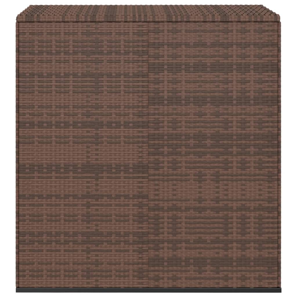 TIFITGO Asomie Patio Cushion Box PE Rattan Brown Indoor stockage bin home chest house tank Outdoor Furniture Outdoor Storage Boxes US Stock Fast Shipment Brown