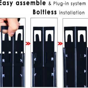 4-Tier Storage Shelves, Adjustable Freestanding Metal Shelving Unit 63" High 31.5" Wide 16" Deep Heavy Duty Utility Rack, Boltless Assembly Garage Storage Shelves for Warehouse Garage Pantry Kitchen