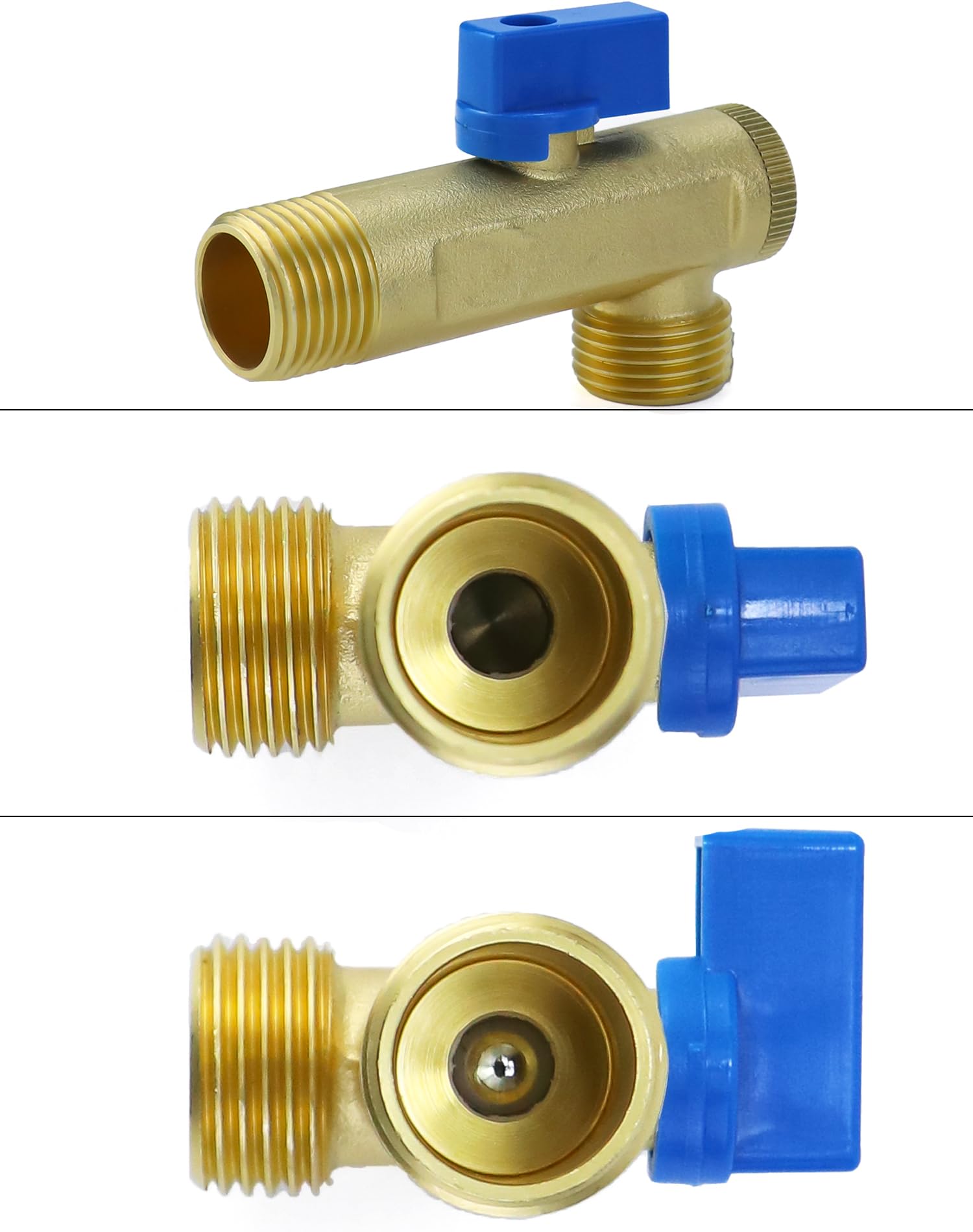 QWORK Automatic Timed Condensate Drain Valve with Steel Hose 1/4 Inch NPT Drain Valve Elbow Fitting, 1/2" Ac110v 2-way Direct-acting Drain Valve US Plug for Compressed Air