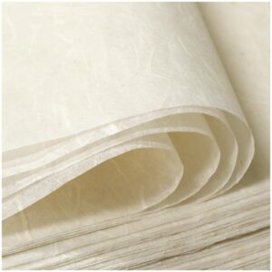 50/100 sheets fiveizero a4 mulberry paper sheets natural fiber rice paper,8.3x11.7in natural decoupage tissue paper for writing painting, decorative paper, card making paper diy craft