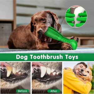 Hygiene Dog Teeth Cleaning Toy, Promote Dental Health, Durable Natural Rubber Chew Toy for Teeth Cleaning, Dog Toys for Chewers (Large)