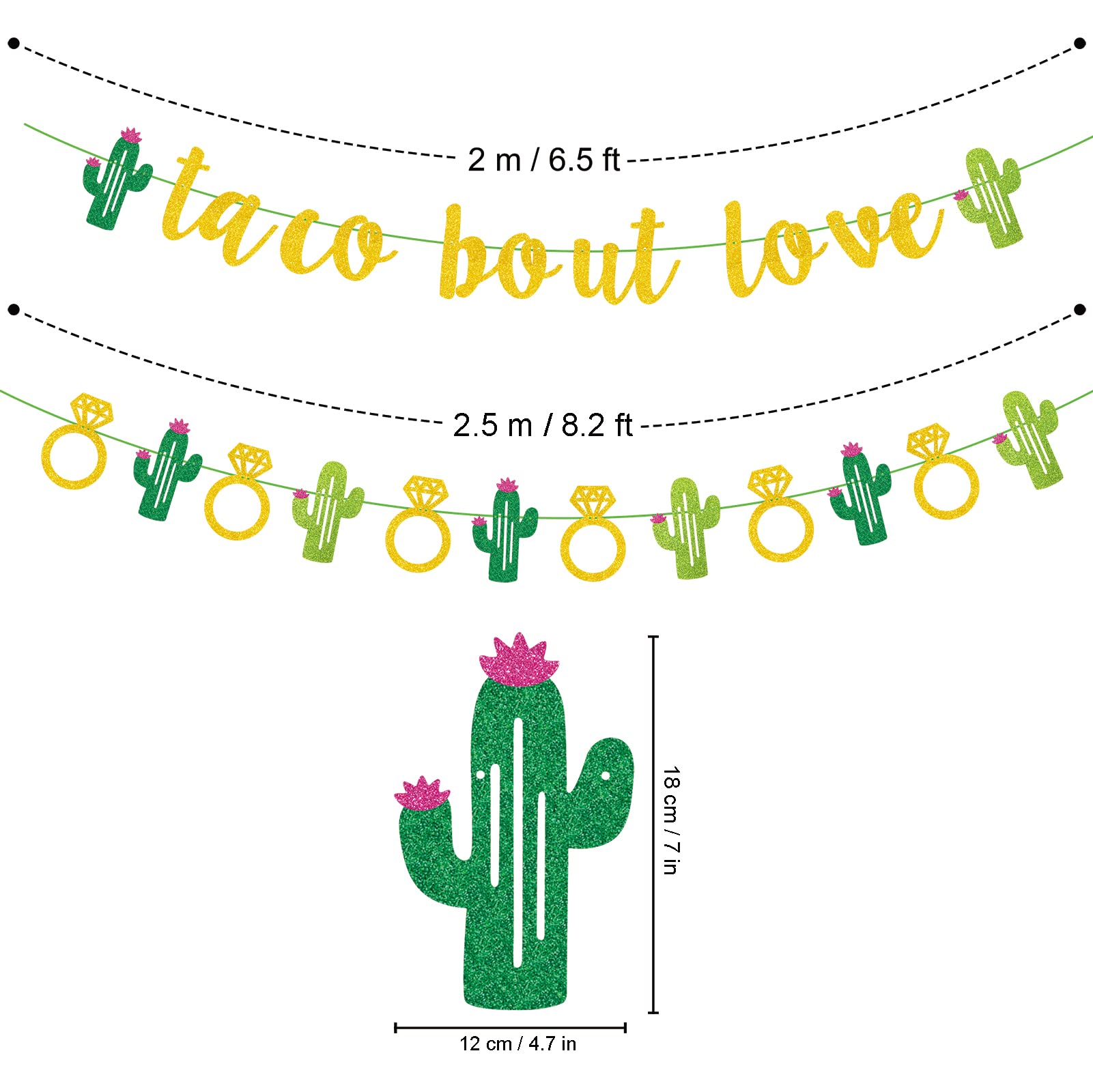 Final Fiesta Bachelorette Party Decorations Taco Bout Love Decorations Taco Bout Love Banner Fiesta Bridal Shower Mexican Fiesta Taco Bout Love Decorations