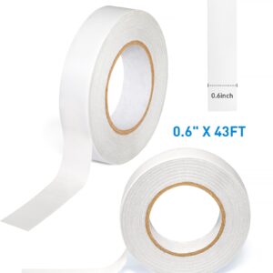 XEHAHOSH 3 Rolls Double Sided Tape for Crafts, Arts, Scrapbooking, Photography, Paper Backing, Tear-by-Hand. 0.6in by 43-FT