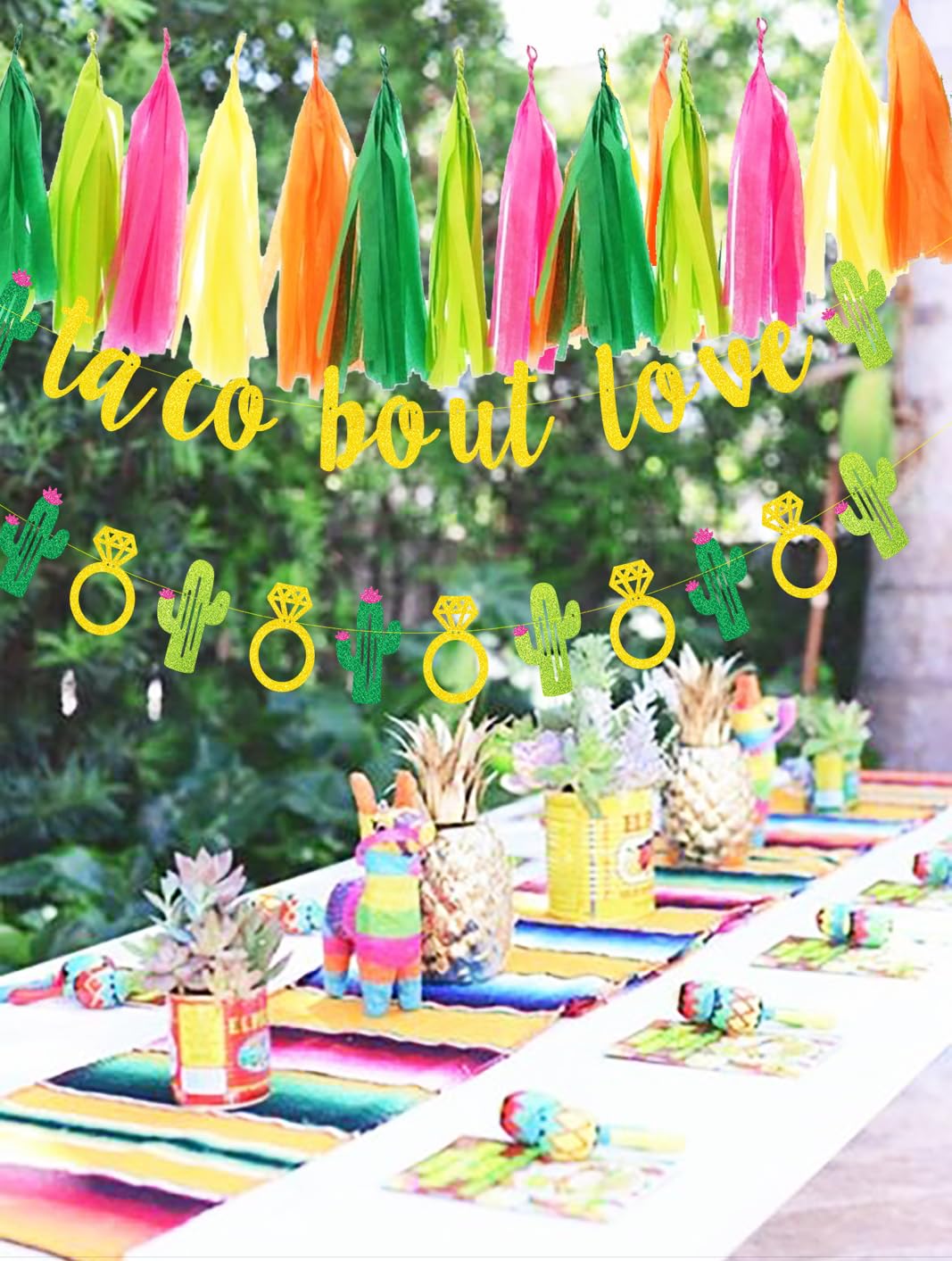 Final Fiesta Bachelorette Party Decorations Taco Bout Love Decorations Taco Bout Love Banner Fiesta Bridal Shower Mexican Fiesta Taco Bout Love Decorations