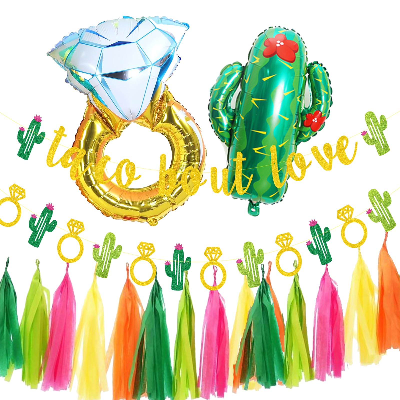 Final Fiesta Bachelorette Party Decorations Taco Bout Love Decorations Taco Bout Love Banner Fiesta Bridal Shower Mexican Fiesta Taco Bout Love Decorations